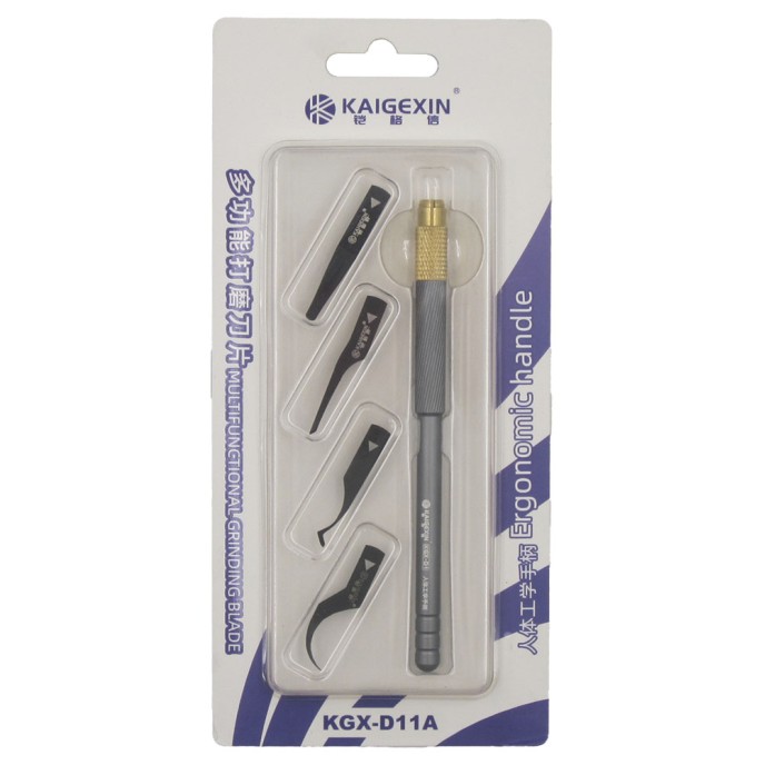 Set de cuchillas KGX-D11A (4 en 1) bisturí eliminación resina extracción CPU, IC tool