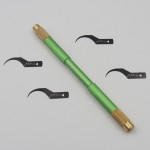 Set de cuchillas (4 en 1) bisturí eliminación resina extracción CPU, IC KGX-D11B tool