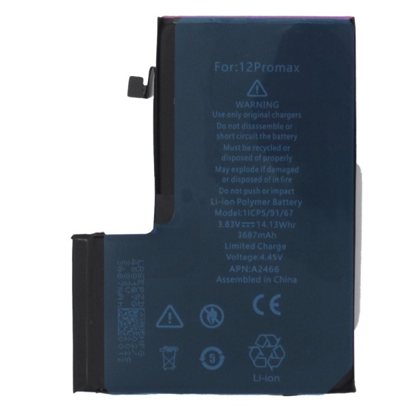 Batería iPhone 12 PRO MAX (Diagnostico ok, sin mensaje,100%)