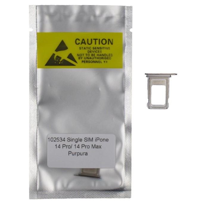 Bandeja SIM iPhone 14 PRO iPhone 14 PRO MAX PURPURA (single sim)