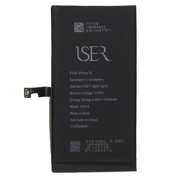 Batería iPhone 15 3349mAh PREMIUM