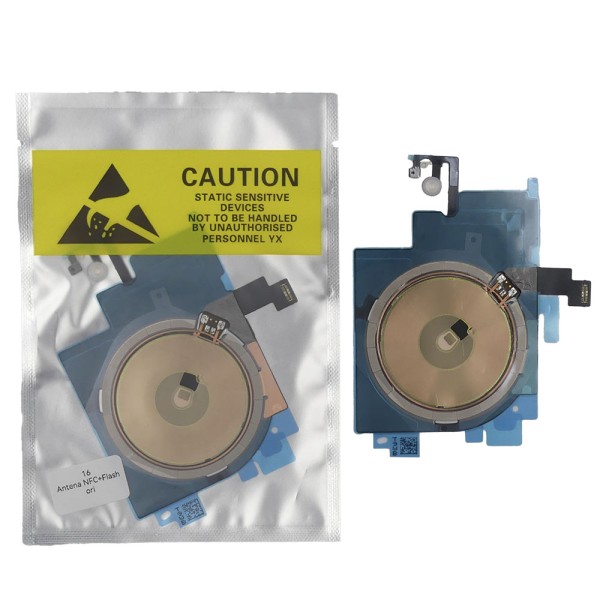 Flex Antena NFC y carga inalámbrica iPhone 16 con Flash