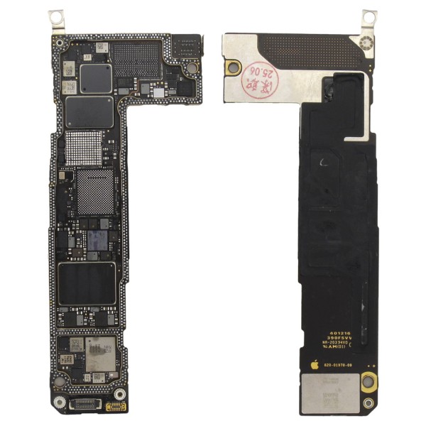 Placa base CNC iPhone 12 Cara B o INFERIOR DUAL SIM (SIN WIFI) Versión Europea
