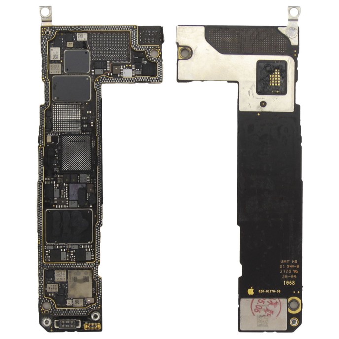 Placa base CNC iPhone 12 PRO Cara B o INFERIOR DUAL SIM (SIN WIFI) Versión Europea