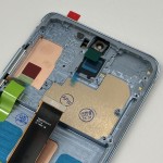 Pantalla Samsung S20 Plus / S20 Plus 5G G985 G986 con MARCO Azul Claro SOFT OLED (LCD/display + digitalizador/táctil)