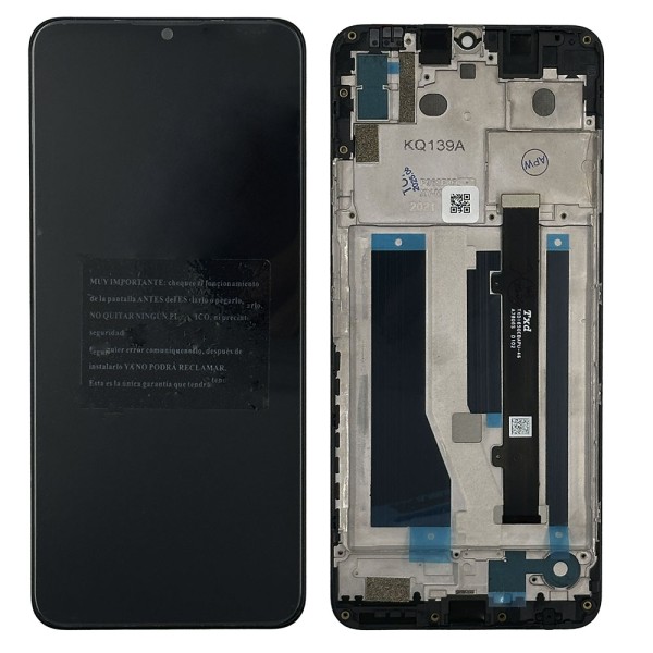 Pantalla ZTE Blade A71, A7030 Premium Con Marco (LCD/display + digitalizador/táctil)