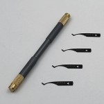 Set de 4 cuchillas (eliminación resina extracción CPU, IC) KGX-D11C tool