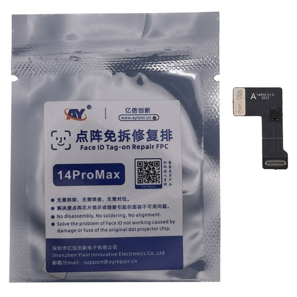 Flex Face id AY A108 Tag-on reparación Face ID para iPhone 14 PRO MAX