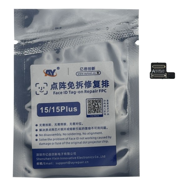 Flex Face id AY A108 Tag-on reparación Face ID para iPhone 15, iPhone 15 PLUS