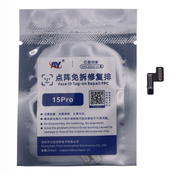 Flex Face id AY A108 Tag-on reparación Face ID para iPhone 15 PRO