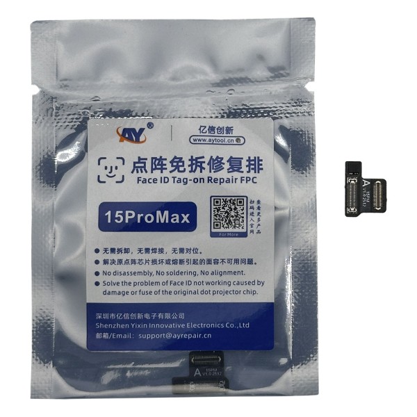 Flex Face id AY A108 Tag-on reparación Face ID para iPhone 15 PRO MAX