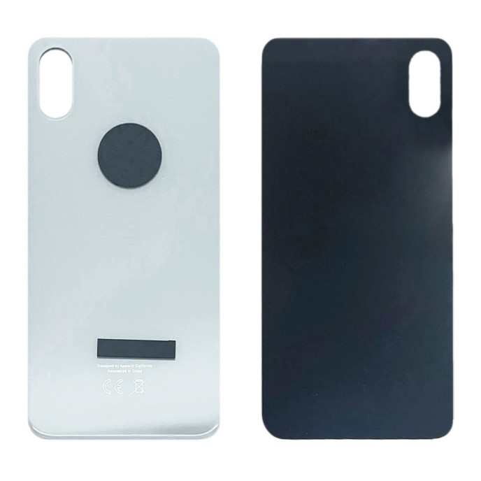 Tapa trasera iPhone XS BLANCA SMALL HOLE Liquidacion