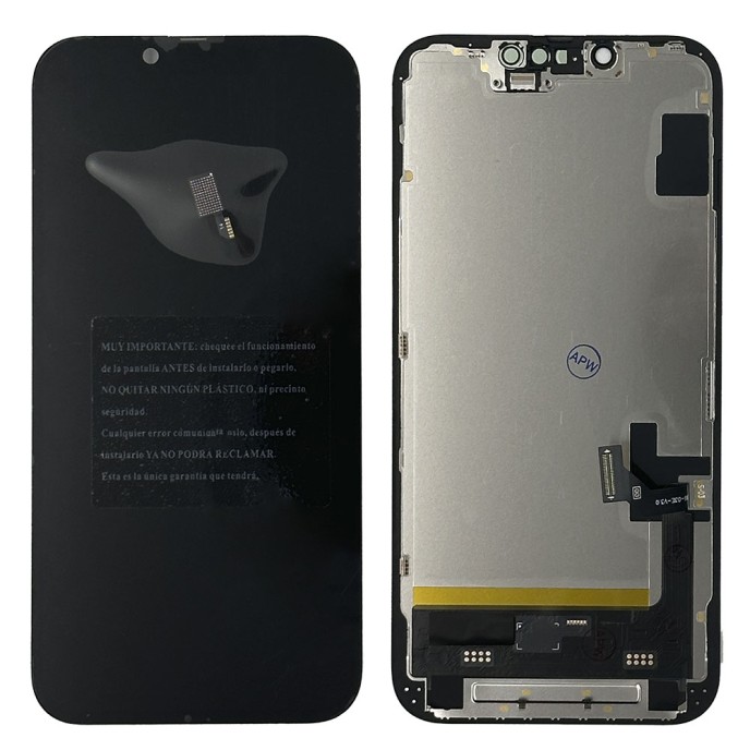 Pantalla iPhone 16E SOFT OLED DD (IC removible) (LCD/display + digitalizador/táctil)