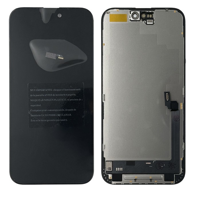 Pantalla iPhone 16 PLUS SOFT OLED DD (IC removible) (LCD/display + digitalizador/táctil)