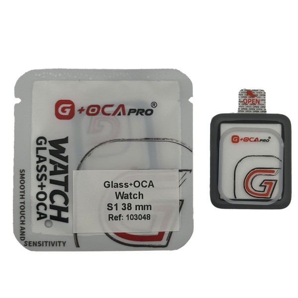 Cristal Apple Watch serie 1 38mm (G+OCA Pro)