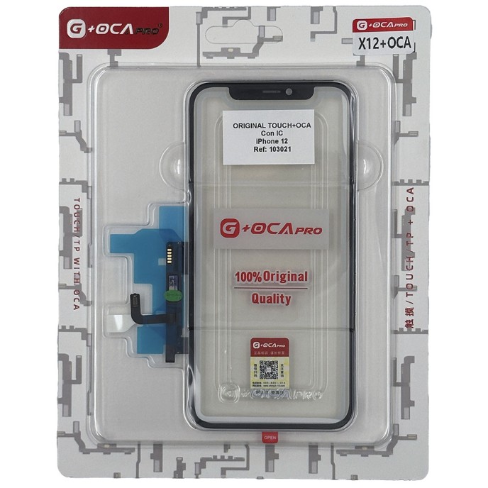 Cristal con Tactil iPhone 12 Touch original con IC chip + OCA (G+OcaPro)
