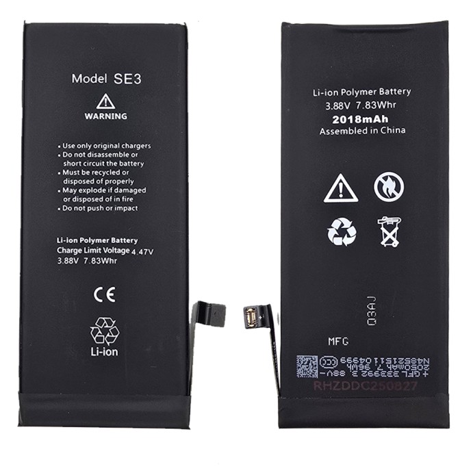 Batería iPhone SE 2022 SE3 (Diagnostico ok, sin mensaje,100%)