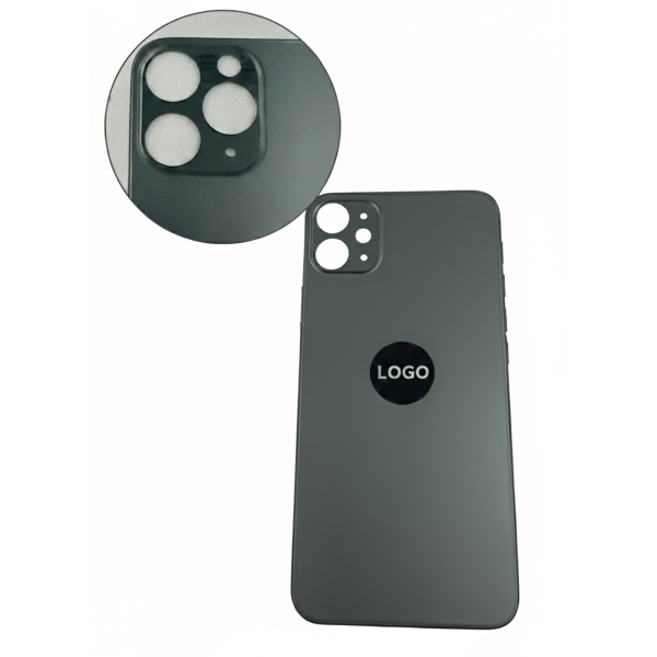 Tapa trasera iPhone 11 PRO NEGRO (unibody) FACIL INSTALACION