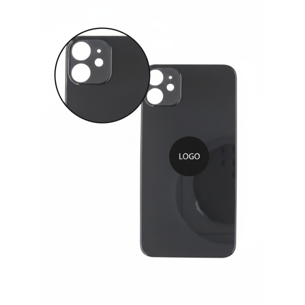 Tapa trasera iPhone 11 NEGRO (unibody) FACIL INSTALACION