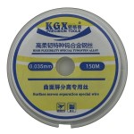Hilo para separación de pantallas curvas KAIGEXIN aleación de acero de tungsteno (0,035 mm 150 m)
