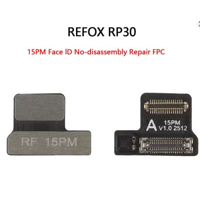 Tag-on REFOX reparación Face ID iPhone 15 PRO MAX con RP30