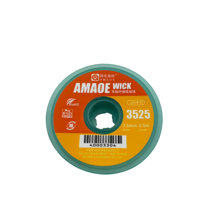 Malla desoldar 3,5mm AMAOE WICK NEW-3525
