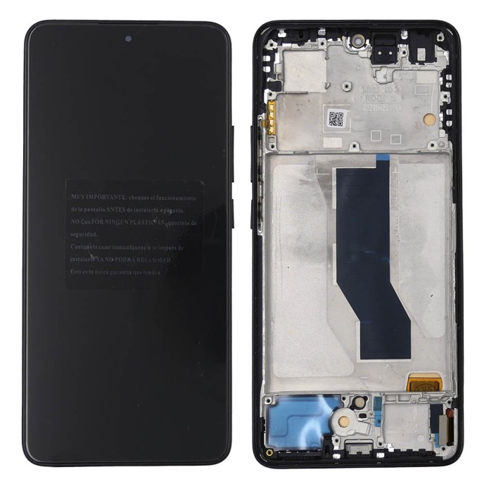 Pantalla Xiaomi Redmi Note 14 5G OLED Con Marco NEGRO (LCD/display + digitalizador/táctil)