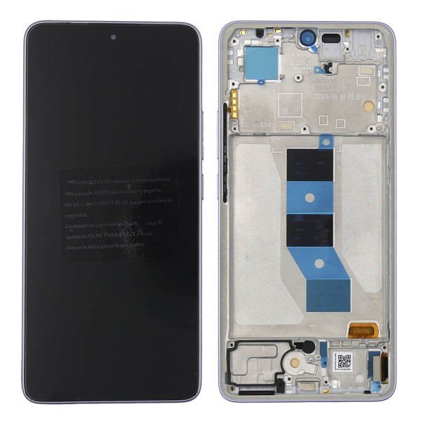 Pantalla Xiaomi Redmi Note 14 5G OLED Con Marco PURPURA (LCD/display + digitalizador/táctil)