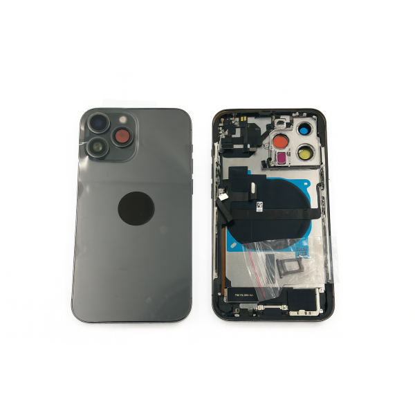 Chasis iPhone 13 PRO MAX NEGRO CON COMPONENTES 100% originales