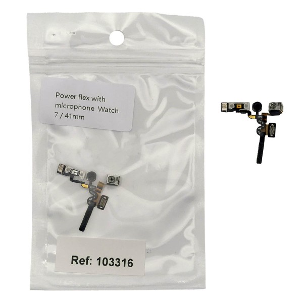 Flex encendido con micrófono Apple Watch Serie 7 41mm 100% original (Despiece)