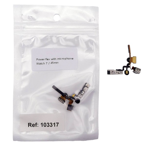 Flex encendido con micrófono Apple Watch Serie 7 45mm 100% original (Despiece)