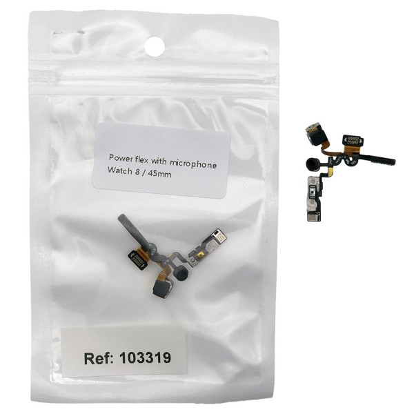 Flex encendido con micrófono Apple Watch Serie 8 45mm 100% original (Despiece)