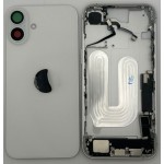 Chasis iPhone 16 PLUS BLANCO CON COMPONENTES 100% originales