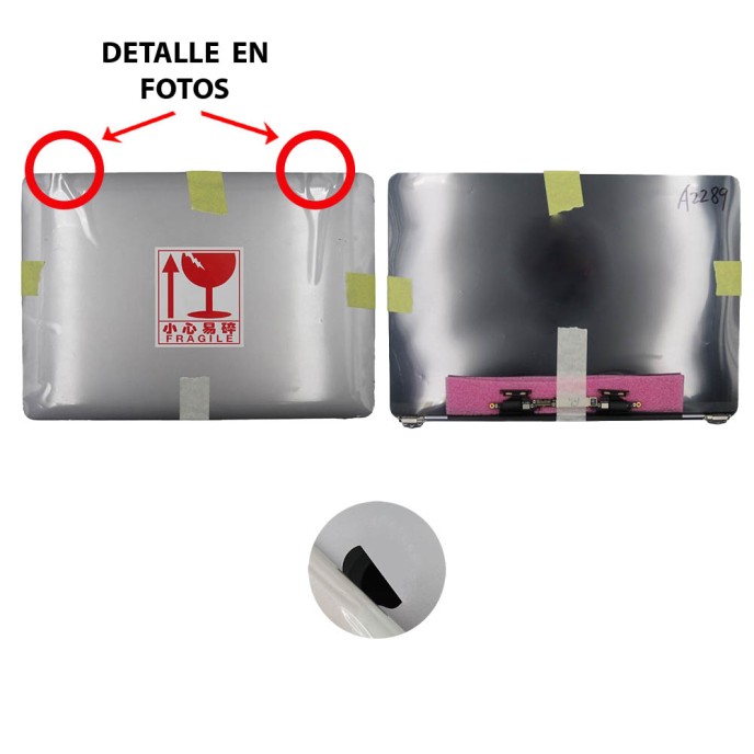 Pantalla LCD MacBook Pro 13.3" A2289 2020 SPACE GREY (CON TARA)