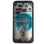 Chasis iPhone 12 MINI NEGRO tapa trasera (Unibody, INCLUYE rejillas)