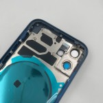 Chasis iPhone 12 MINI AZUL tapa trasera (Unibody, INCLUYE rejillas)