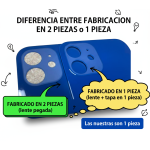 Chasis iPhone 12 MINI AZUL tapa trasera (Unibody, INCLUYE rejillas)