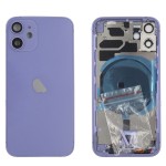 Chasis iPhone 12 MINI PURPURA tapa trasera (Unibody, INCLUYE rejillas)