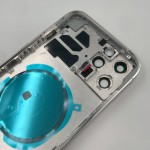 Chasis iPhone 12 PRO MAX BLANCO tapa trasera (Unibody, INCLUYE rejillas)