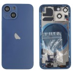 Chasis iPhone 13 MINI AZUL tapa trasera (Unibody, INCLUYE rejillas)
