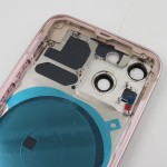 Chasis iPhone 13 MINI ROSA tapa trasera (Unibody, INCLUYE rejillas)