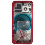 Chasis iPhone 13 MINI ROJO tapa trasera (Unibody, INCLUYE rejillas)