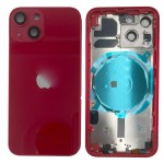 Chasis iPhone 13 MINI ROJO tapa trasera (Unibody, INCLUYE rejillas)