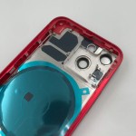 Chasis iPhone 13 MINI ROJO tapa trasera (Unibody, INCLUYE rejillas)