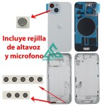 Chasis iPhone 15 AZUL tapa trasera (Unibody, INCLUYE rejillas)