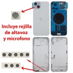Chasis iPhone 15 PLUS AZUL tapa trasera (Unibody, INCLUYE rejillas)