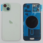Chasis iPhone 15 PLUS VERDE tapa trasera (Unibody, INCLUYE rejillas)