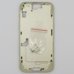 Chasis iPhone 15 PLUS AMARILLO tapa trasera (Unibody, INCLUYE rejillas)