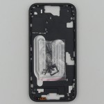 Chasis iPhone 16 NEGRO tapa trasera (Unibody, INCLUYE rejillas)