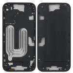 Chasis iPhone 16 NEGRO tapa trasera (Unibody, INCLUYE rejillas)